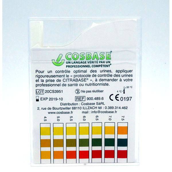 Bandelette d'analyse urinaire Chemstrip, Pharmacie
