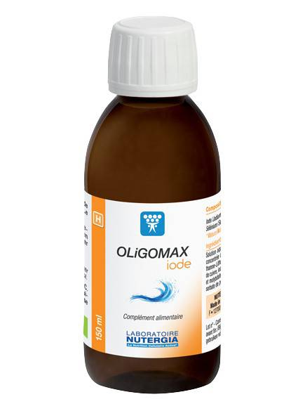 OLiGOMAX Iode – Bien-être général, fonction thyroïdienne - Nutergia