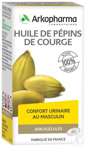 PHYTOTHERA HUILE DE PEPINS DE COURGE - 60 Gélules 