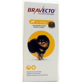 BRAVECTO chien 2-4,5 kg Boite de 2 comprimés à croquer