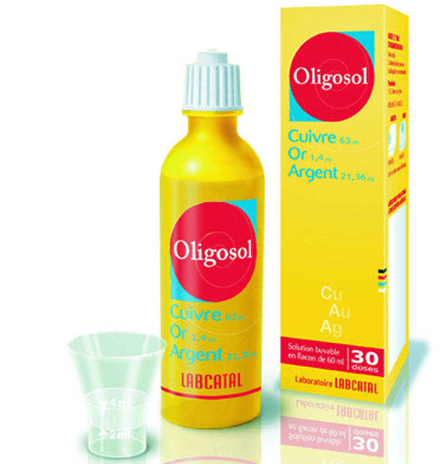 OLIGOSOL CUIVRE OR ARGENT FLACON 30 DOSES - Pharmacie en ligne