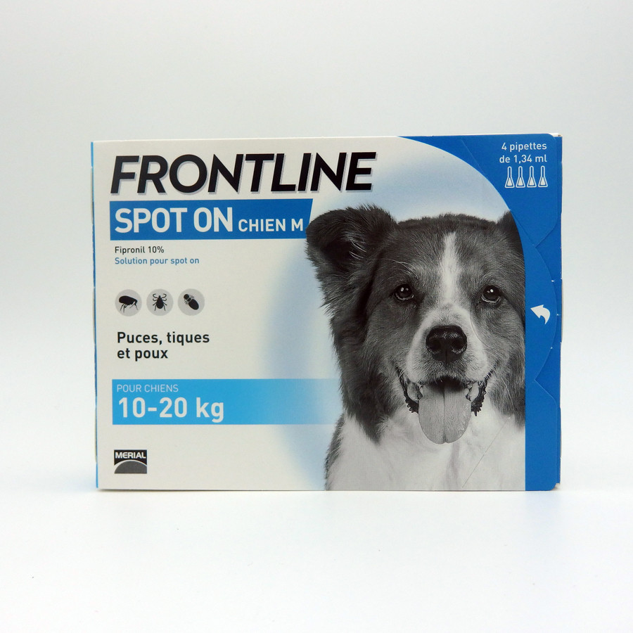 Frontline Spot-On 4 et 6 pipettes - Anti-Parasites Chien et Chat