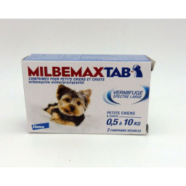 Milbemax Chew - Vermifuge chiens plus de 5 kilos (2 comprimés) - Véto Malin