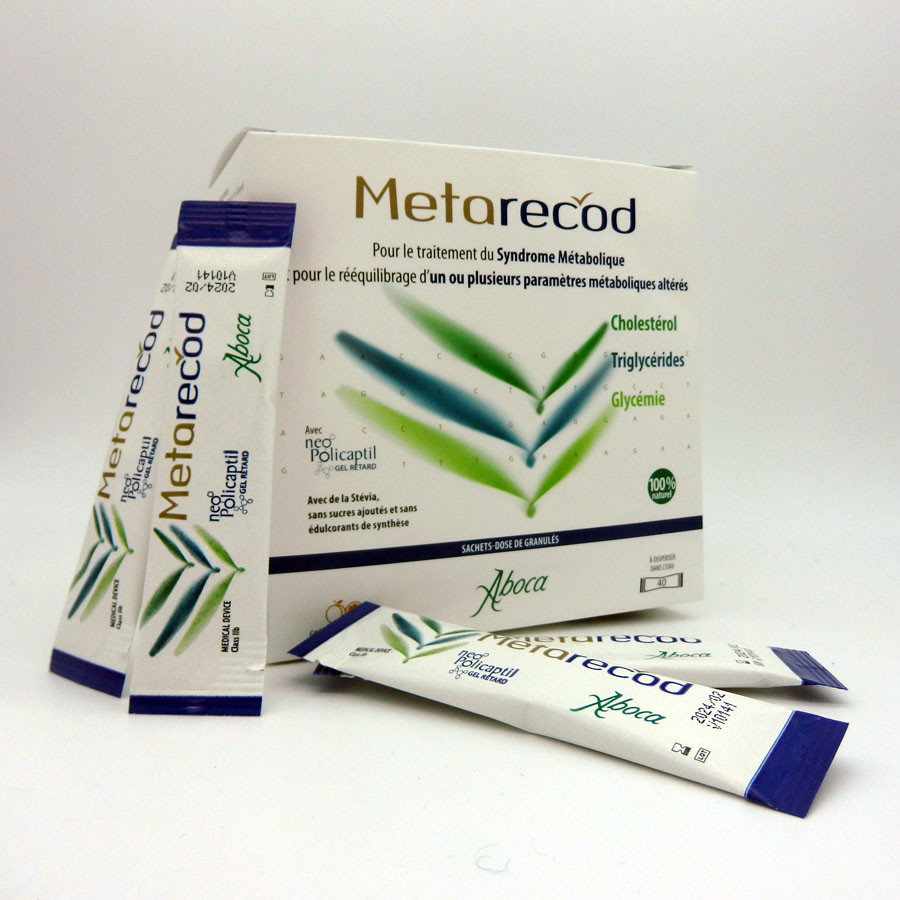 Aboca Metarecod Syndrome Métabolique 40 Sachets Granulés de 2.5g