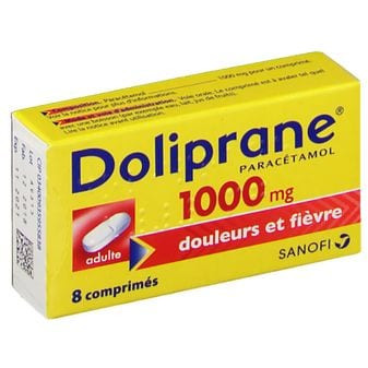 DOLIPRANE 1000mg - 8 sachets-dose 5.0 g - Grande Pharmacie de la Croix Rouge