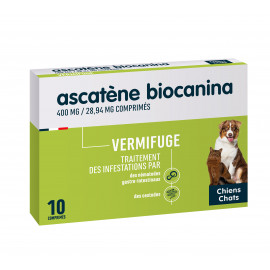 ASCATENE Biocanina Vermifuge  Boite de 10 comprimé sécables