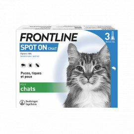 FRONTLINE SPOT ON CHAT 3 PIPETTES