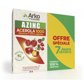 AZINC VEGETAL ACEROLA 1000 CPR30X2