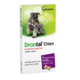 DRONTAL CHIEN 4 comprimés